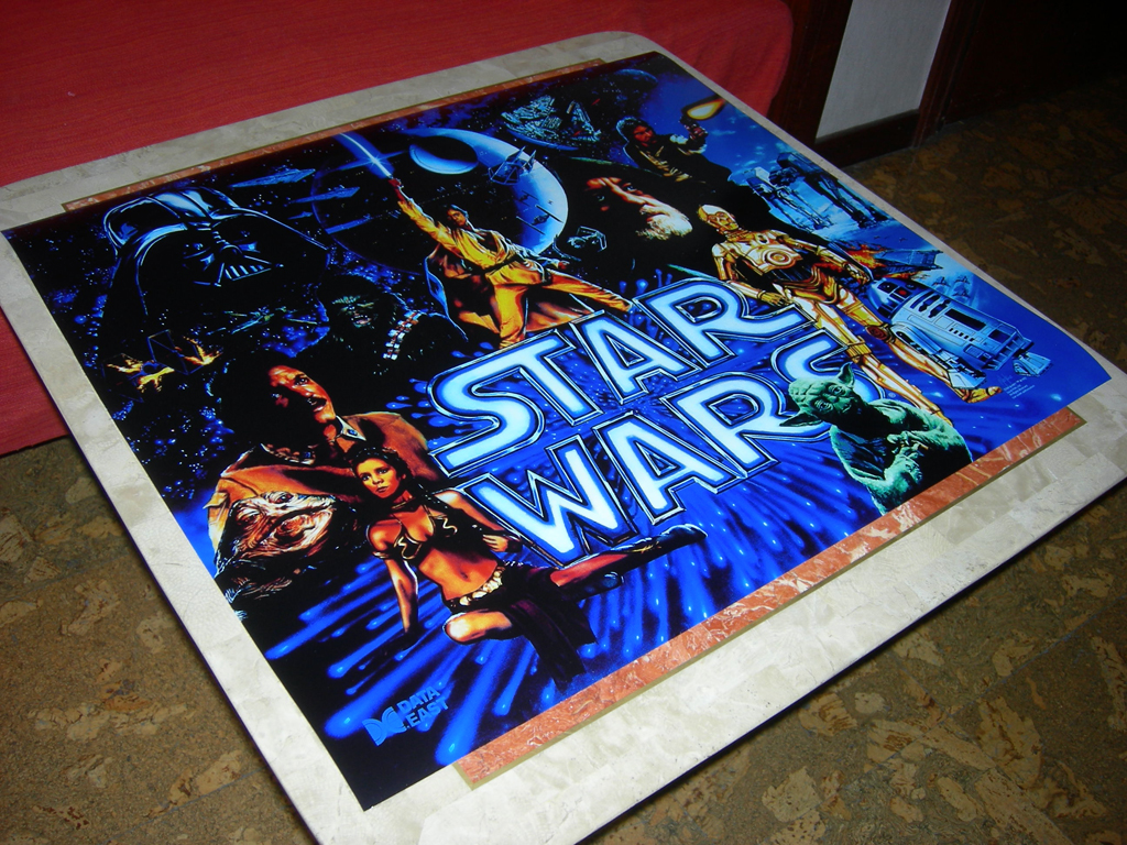 "STAR WARS PINBALL TRANSLITE" (DATA EAST). Restored by Zona Arcade
